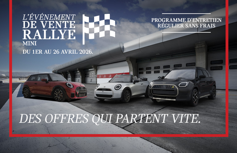 En-tête plein écran de MINI