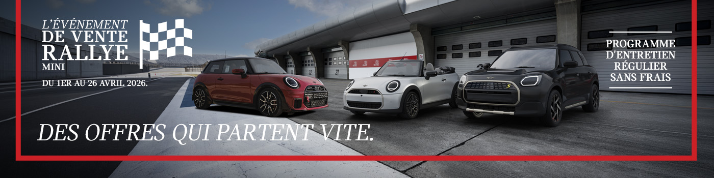 En-tête plein écran de MINI